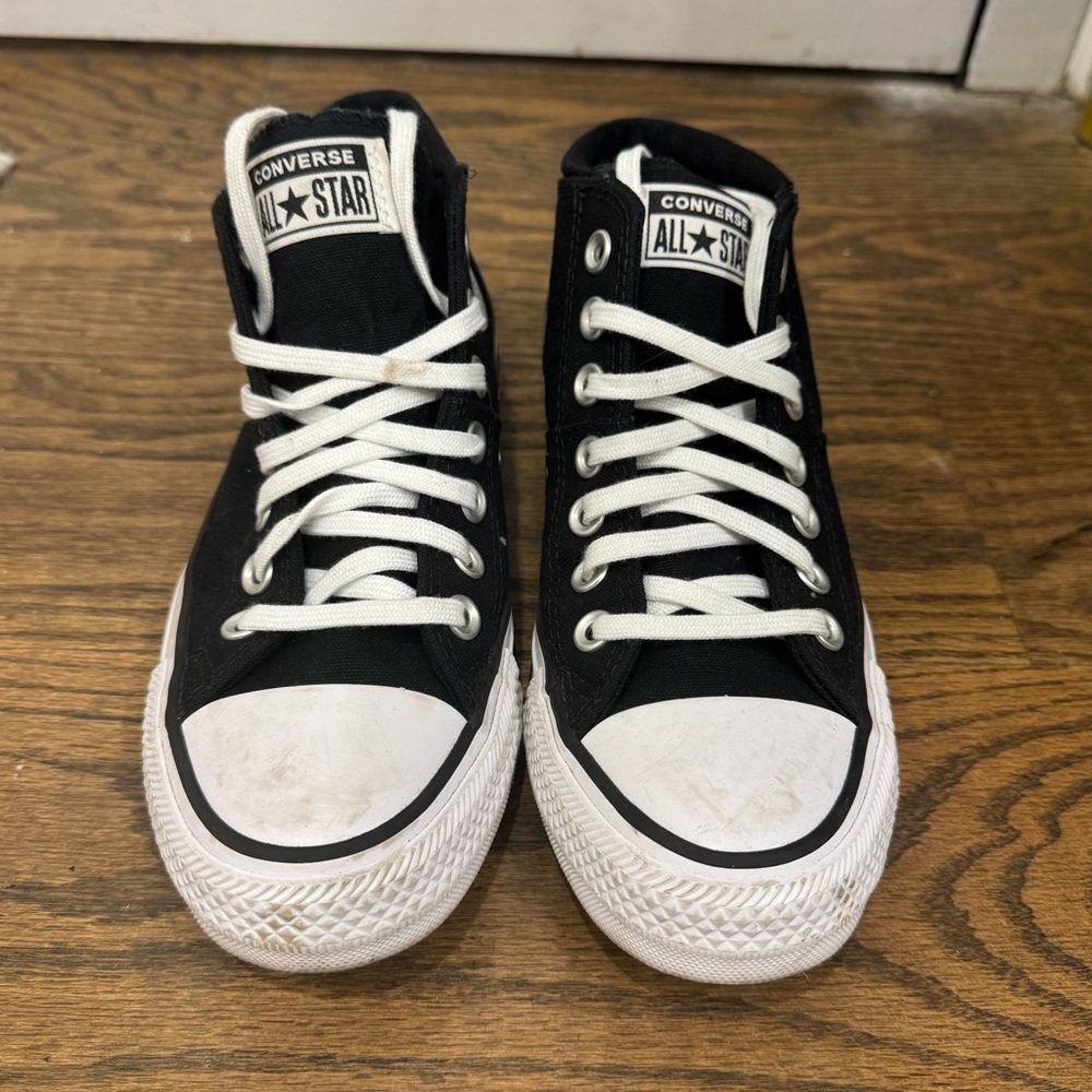 Converse Black and White High-Tops